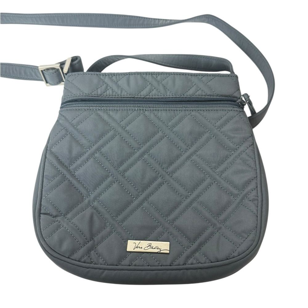 Vera Bradley Charcoal Quilted Crossbody Bag‎